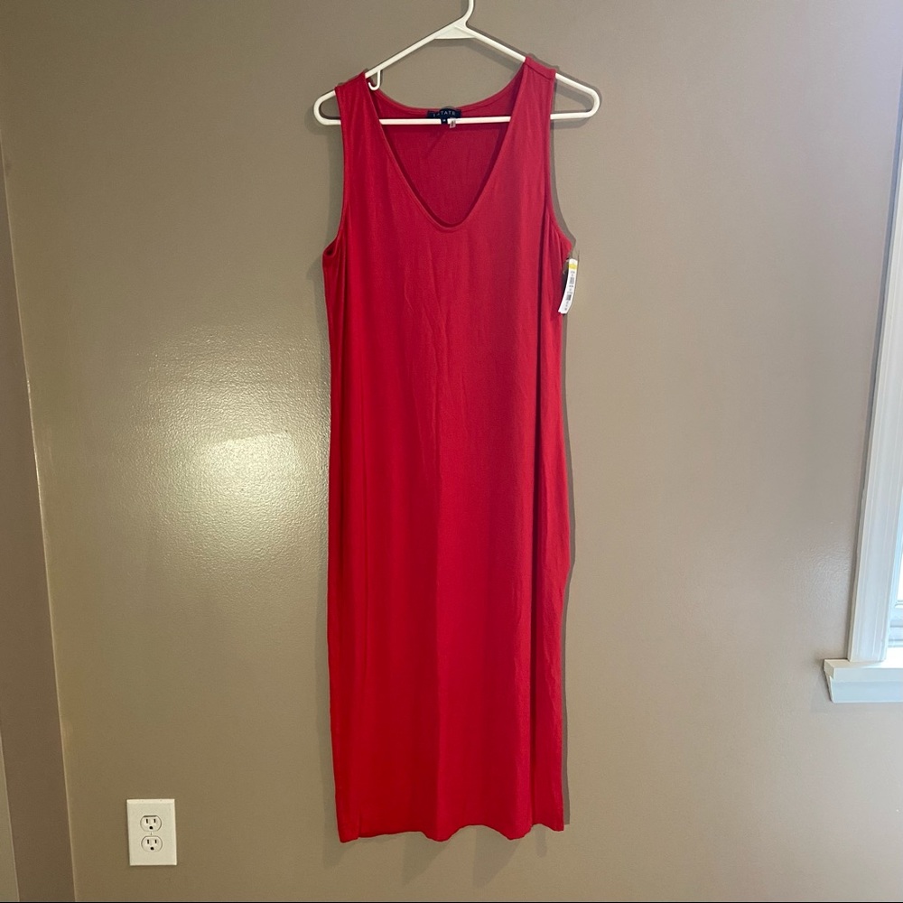 1. State Slinky Red Dress
